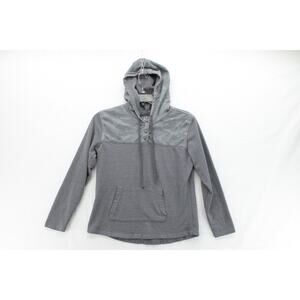 Panhandle Hoodie Womens Large Long Sleeve Grey Camo Pullover Hoodie Cowgirl